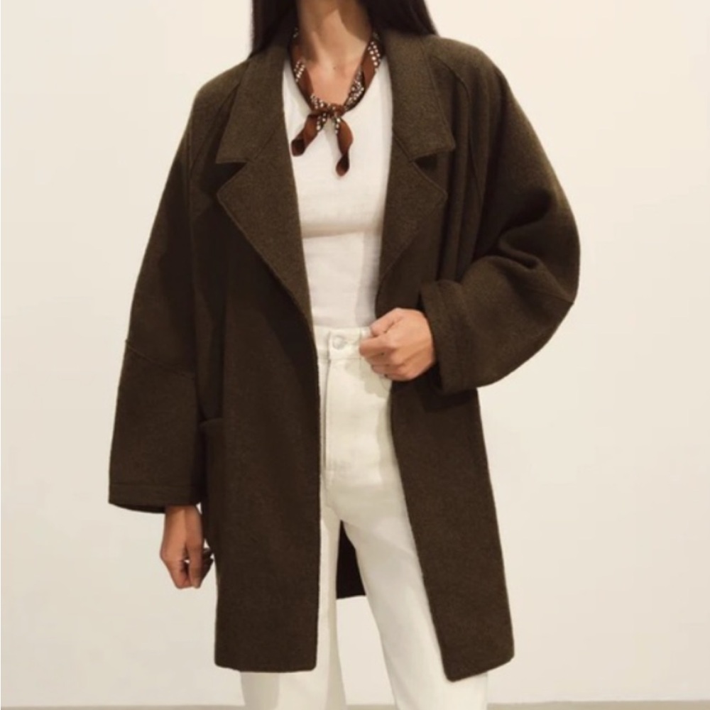 Buck Mason Felted Wool Blanket Coat